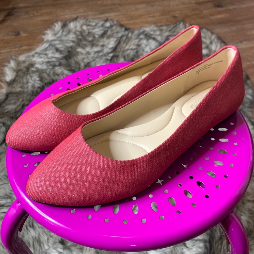 Coach and Four Reddish glitter‎ loafers Flats shoes